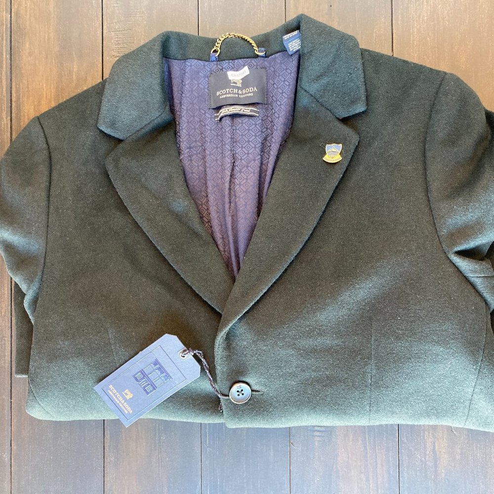 Mens SCOTCH & SODA Classic Coat (NWT) - Picture 4 of 4